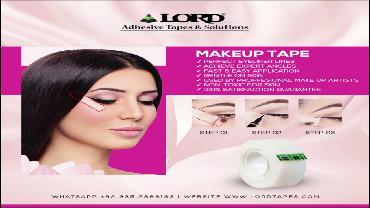 Perfect Eye liner line |Three Step to Use | Gentle on Screen | Makeup Tape | Lord Tape |